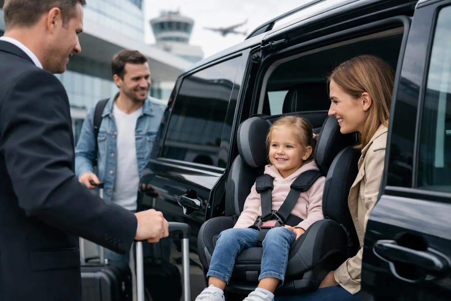 Airport Transfer With Booster Seat